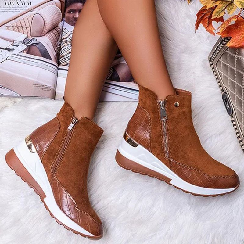 Zipper Chunky Sneakers