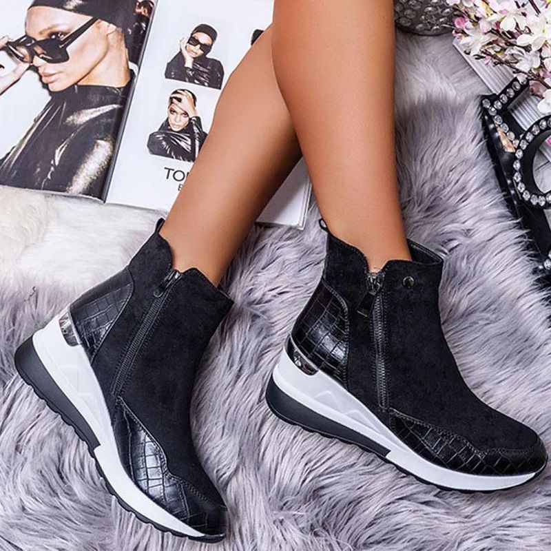 Zipper Chunky Sneakers